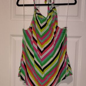 Multicolor Striped Women's Top
